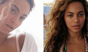 Image result for Beyoncé Curly Hair No Makeup