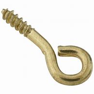 Image result for Small Brass Eye Hooks