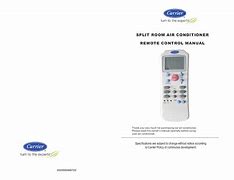 Image result for Carrier AC Remote Control Manual