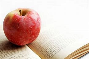 Image result for Book with Apple Clip Art