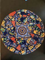Image result for Vintage Lazy Susan Mexican Colorful