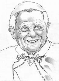 Image result for Pope Benedict XVI Drawing