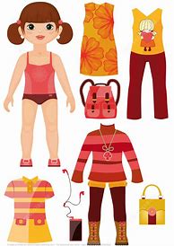 Image result for Cut Out Dolls