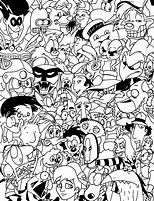 Image result for Cartoon Network Nickelodeon Coloring Pages