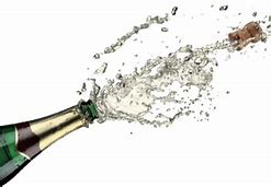 Image result for Silver Champagne Bottle Popping