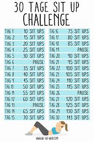 Image result for Sit Up Challenge for Begginners Women Printable