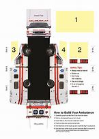 Image result for Cut and Fold Paper Cars Ambulance Clip Art
