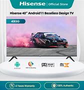 Image result for Hisense 40 Inch TV Bluetooth