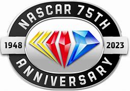 Image result for NASCAR 75th Anniversary Logo.png