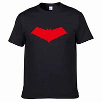 Image result for Batman Shirt Red