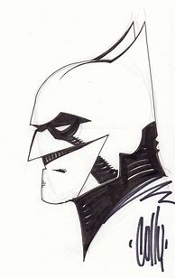 Image result for Batman Side Profile Sketch