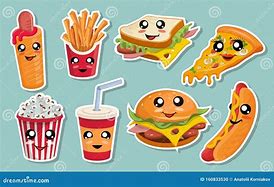 Image result for Cartoon Food Pattern