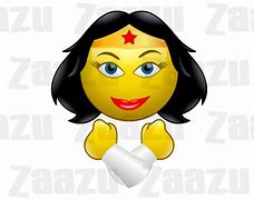 Image result for Wonder Woman Smiley Emoji
