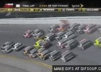 Image result for NASCAR Crashes GIF