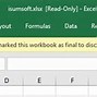 Image result for How to Remove the Read Only in Excel