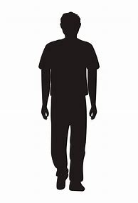 Image result for Silhouette Man Standing Backward