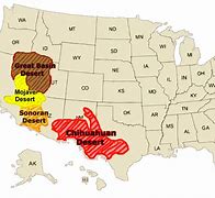 Image result for Mojave Desert North America Map