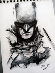 Image result for Batman Sketch Using Ball Pen