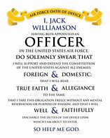 Image result for Air Force Officer Oath of Office