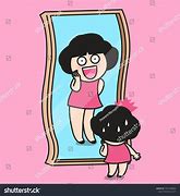 Image result for Funhouse Mirror Cartoon