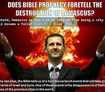 Image result for Damascus End Times