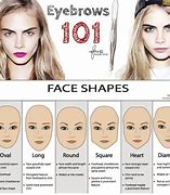 Image result for Diamond Face Shape Eyebrows