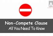 Image result for Non-Compete Clause