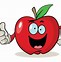 Image result for Cartoon Funny Flat Apple