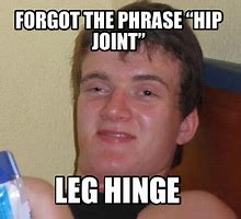 Image result for Hip-Joint Meme