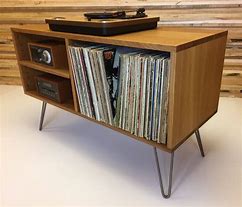 Image result for Mid Century Modern Turntable Cabinet