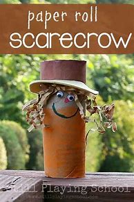 Image result for Toilet Paper Roll Scarecrow Craft