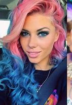 Image result for WWE Pink and Blue Hair