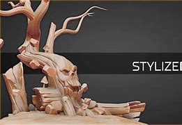 Image result for Creature Made Out of Wood ZBrush