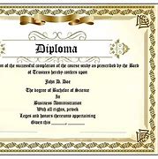 Image result for Online Degree Certificate