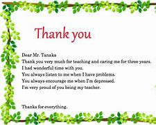 Image result for Thank You Cards English