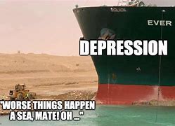 Image result for Depression Sea Meme