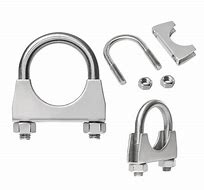 Image result for Saddle Exhaust Muffler Clamp