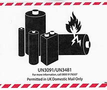 Image result for Royal Mail Battery Label