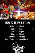 Image result for British Language Memes