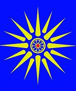 Image result for Greek Macedonia Flag