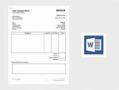 Image result for Free Simple Invoice Template Word