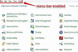 Image result for Display Menu Bar