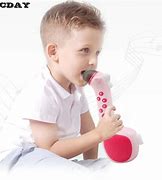 Image result for Baby Playing in the Karaoke Microphone