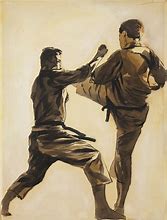 Image result for Martial Arts Paintings