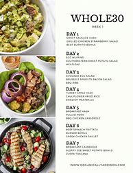 Image result for Whole30 7-Day Meal Plan