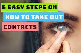 Image result for Taking Out Contacts