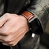Image result for Leather Watch Strap for Apple Watch
