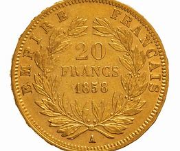 Image result for 1858 20 Francs Gold Coin Mint Marks