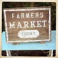 Image result for Farmers Market Direction Sign