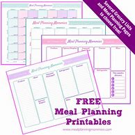 Image result for Meal Plan Template Free Printable